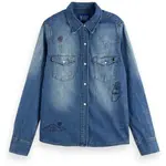 Рубашка Scotch & Soda 178166, синий - фото 3