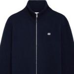 Свитер Triomphe Trucker из шерсти и кашемира CELINE, синий - фото 5