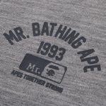 Худи BAPE Zip Up Pullover Hoodie, Grey - фото 3