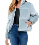 Пуховик пыльно-синего цвета TCEC - фото