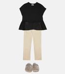 Футболка из сетки и хлопка Brunello Cucinelli, черный - фото 2