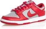 Мужские кроссовки Nike Dunk Low, Med Grey/Varsity Red/White - фото 2