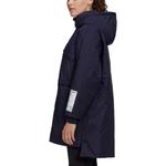 Пуховик женский синий Adidas - фото 6