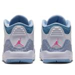 Кроссовки (TD) Air Jordan 3 Retro 'White Cobalt Bliss' - фото 5