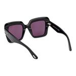 TOM FORD Солнечные очки Esme квадратной формы, Black - фото 8