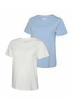 Футболка MAMALICIOUS NORMAL GESCHNITTEN RUNDHALS 2 PACK, Soft Chambray/Light Blue - фото 7