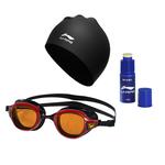 Очки LINING, черный/красный - фото 6