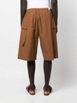 Jil Sander шорты карго, коричневый - фото 4