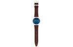 SWATCH Часы Unisex 42mm Blue Watch SS07S101, Blue - фото 2
