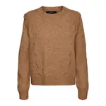 Свитер Vero Moda Katie, коричневый - фото 3