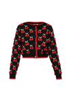 Кардиган myMo Cardigan, Black Red/Black - фото 5