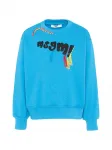 Свитшот с логотипом MSGM Kids, синий - фото