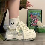 Женские скейтерские крю Low Top PARK DANCE, зеленый (в коробке) - фото 9