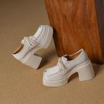 Туфли Square Toe Thick Heel Su Yanjiao, черный - фото 7