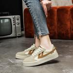 Кроссовки WARRIOR Skateboarding Shoes Unisex Low-top White, коричневый - фото 7