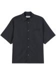 AMBUSH рубашка с нашивкой-логотипом, черный - фото