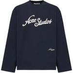 Футболка Logo Relaxed Fit Acne Studios, синий - фото
