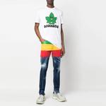 Футболка с принтом логотипа DSQUARED 2, белый - фото 4