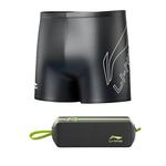 ЛиНинг Плавки Мужские Черные, Плавки Средней Длины Подарочный Набор - фото 7