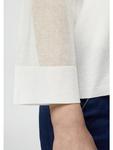 Вязаный свитер в цвете 0120_белый comma - фото 4