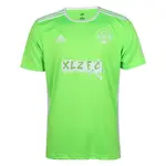 Футболка унисекс зеленая Adidas, зеленый - фото