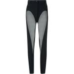 Mugler Повседневные брюки Women's Black Moderate Slim Fit - фото