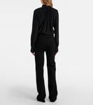 Расклешенные джинсы Arrow с высокой талией Frame, Smokescreen - фото 3