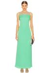 Платье без рукавов с вырезом Bcbgmaxazria, зеленый - фото 2