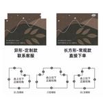 Budis Ковер 60х90 см для прихожей, водонепроницаемый, нескользящий, с рисунком Seaweed Pattern 09 - фото 6