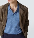 Хлопковая пике-поло Scritto Berluti, Cornflower Blue - фото 5