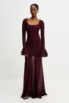 Платье Answear.LAB, бордовый - фото 2