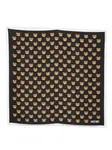 Шелковый платок с принтом Teddy Bear Moschino, черный - фото