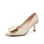 Туфли женские на высоком каблуке Daphne, бежевый - фото 5