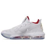 Кроссовки lebron 16 низкие Nike, белый - фото