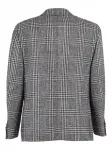 Клетчатый пиджак LUIGI BIANCHI MANTOVA, серый - фото 2