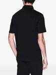 Поло с логотипом Armani Exchange, черный - фото 3