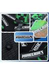 Шлепанцы Minecraft, черный / зеленый - фото 4