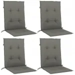 Комплект подушек Vidaxl, серый - фото 2