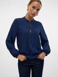 Блузка Vero Moda, темно-синий - фото 5