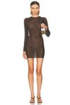 Мини-платье Hale Ser.O.Ya, Slate Brown - фото