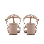 Сандалии на ремешках 5,5 см женские COMELY, экрю - фото 5