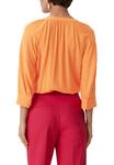 Блуза CRÊPE comma, абрикос - фото
