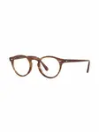 Очки Gregory Peck в круглой оправе Oliver Peoples, белый - фото 2