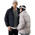 Пуховик унисекс Levis, серый - фото 4