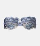Топ бикини с принтом Wanderlust Zimmermann, Tapestry Blue Multi - фото