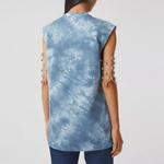 Футболка женская Burberry, чернильно-синий - фото 5