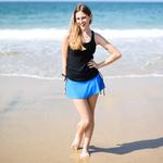 Женский купальник-танкини Maya со встроенным бюстгальтером Calypsa, черный - фото 4