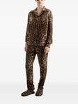 Леопардовые брюки Dolce & Gabbana для дома, коричневый - фото 2