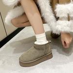 Зимние ботинки женские Jietegongyang, цвет Chestnut - фото 15