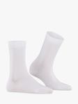 Хлопковые носки до щиколотки FALKE, белый - фото 2